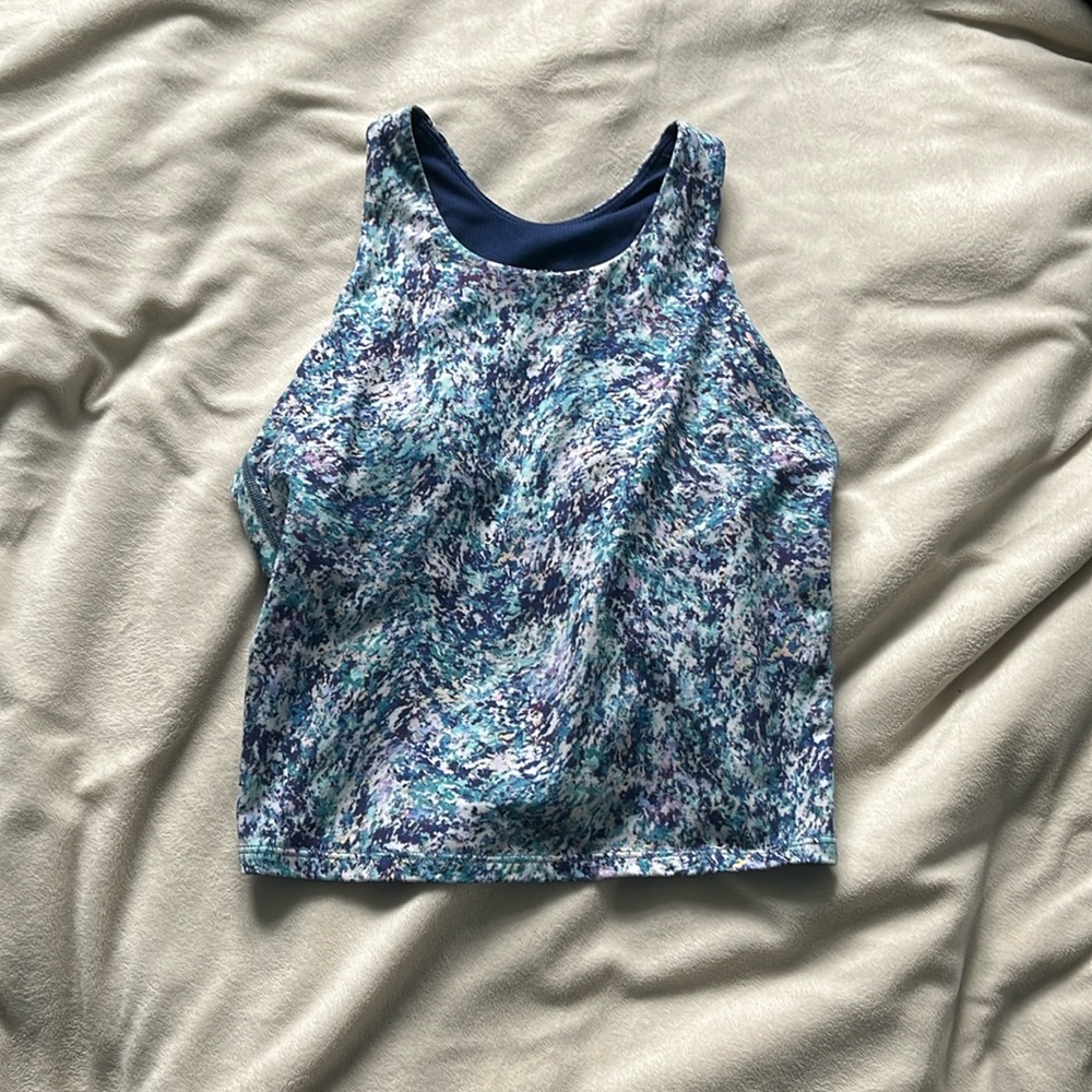Athleta Girl Bra/Cropped Tank Top